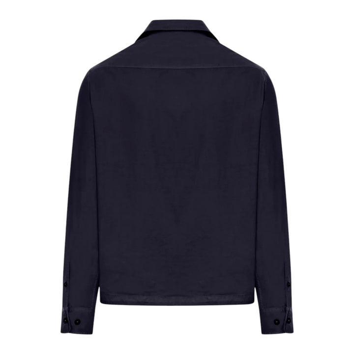 C.P. Company Gabardine Zip-Up Navy Overshirt