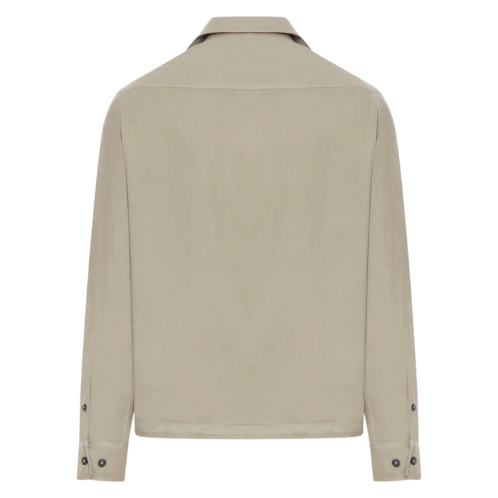 C.P. Company Gabardine Zip-Up Vintage Khaki Overshirt