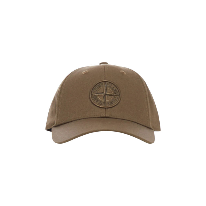 Stone Island, Compass Logo Military Green Baseball Cap
