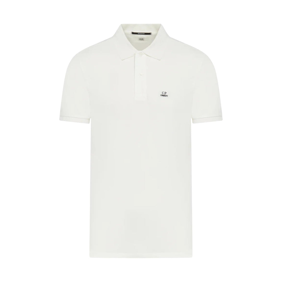 C.P. Company White Polo Shirt