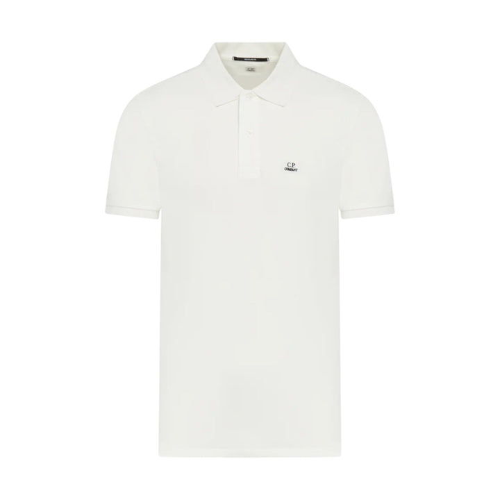 C.P. Company White Polo Shirt