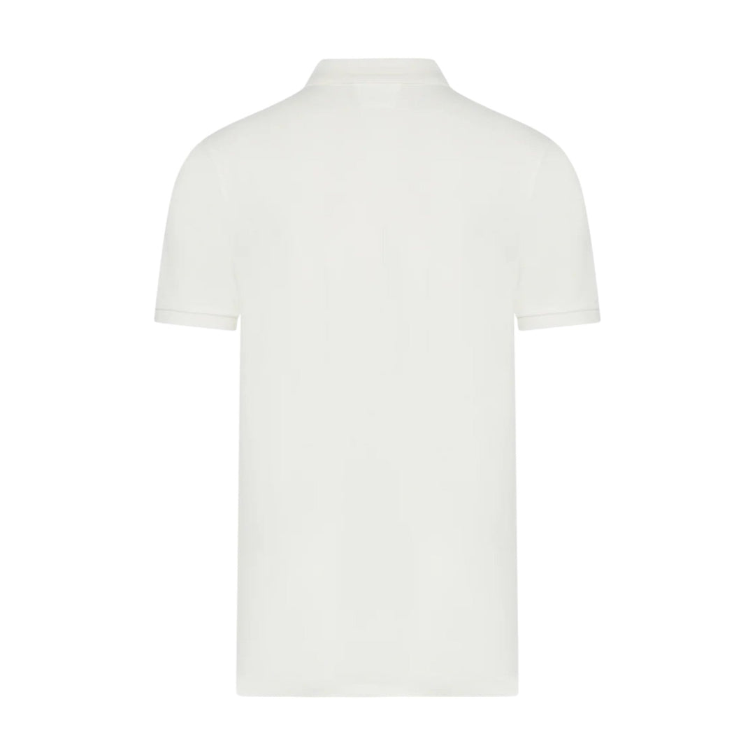 C.P. Company White Polo Shirt