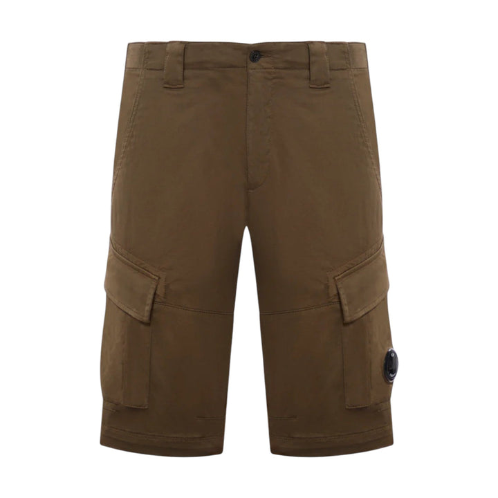 C.P. Company Sateen Stretch Ivy Green Cargo Pants