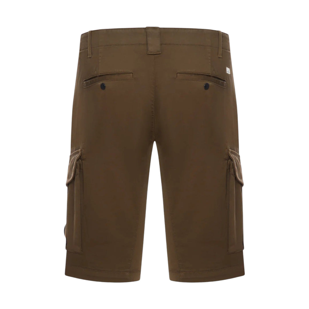 C.P. Company Sateen Stretch Ivy Green Cargo Pants