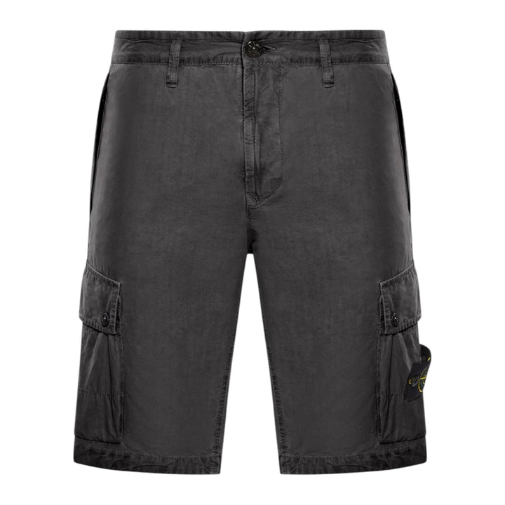 Stone Island Bermuda Cargo Dove Grey Slim Shorts