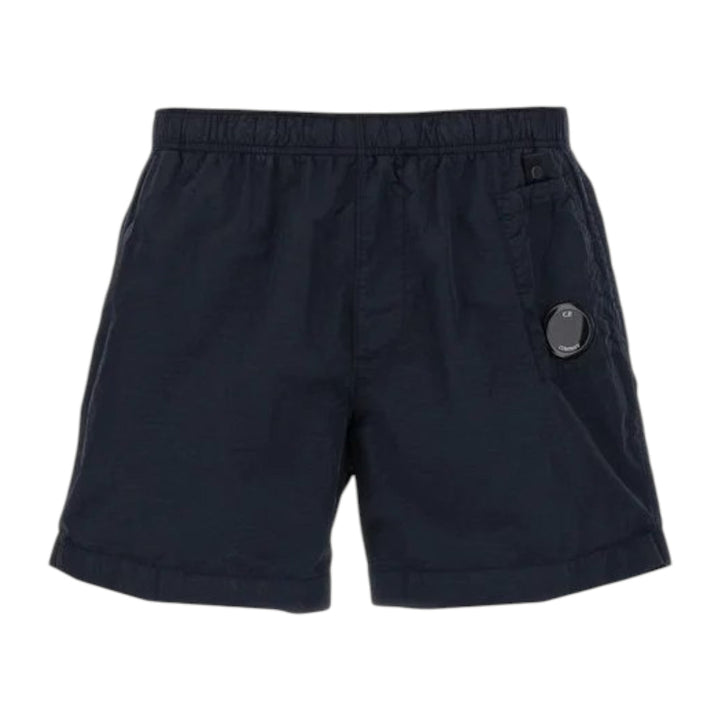 C.P. Company Nylon Navy Lens Shorts