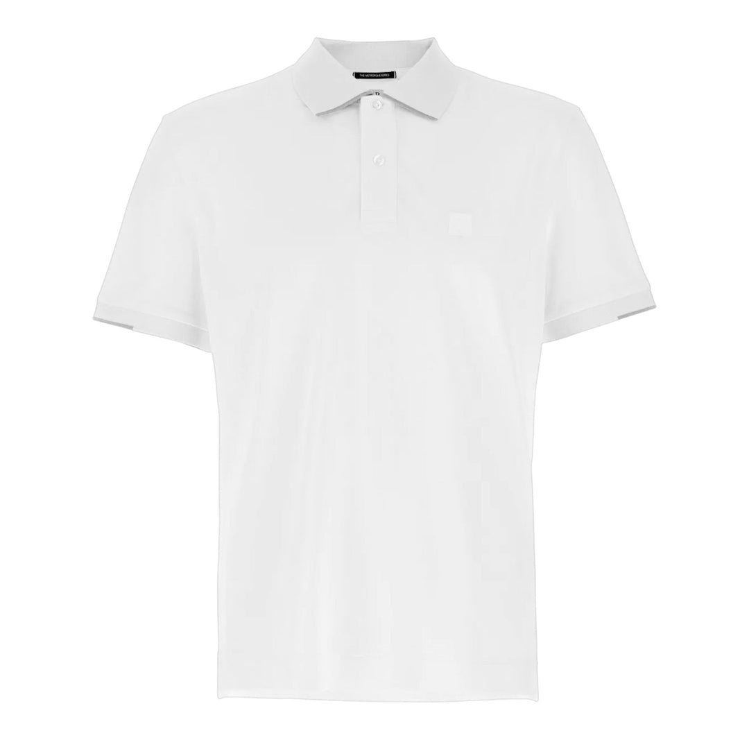 C.P Company Metropolis Series White Polo Shirt