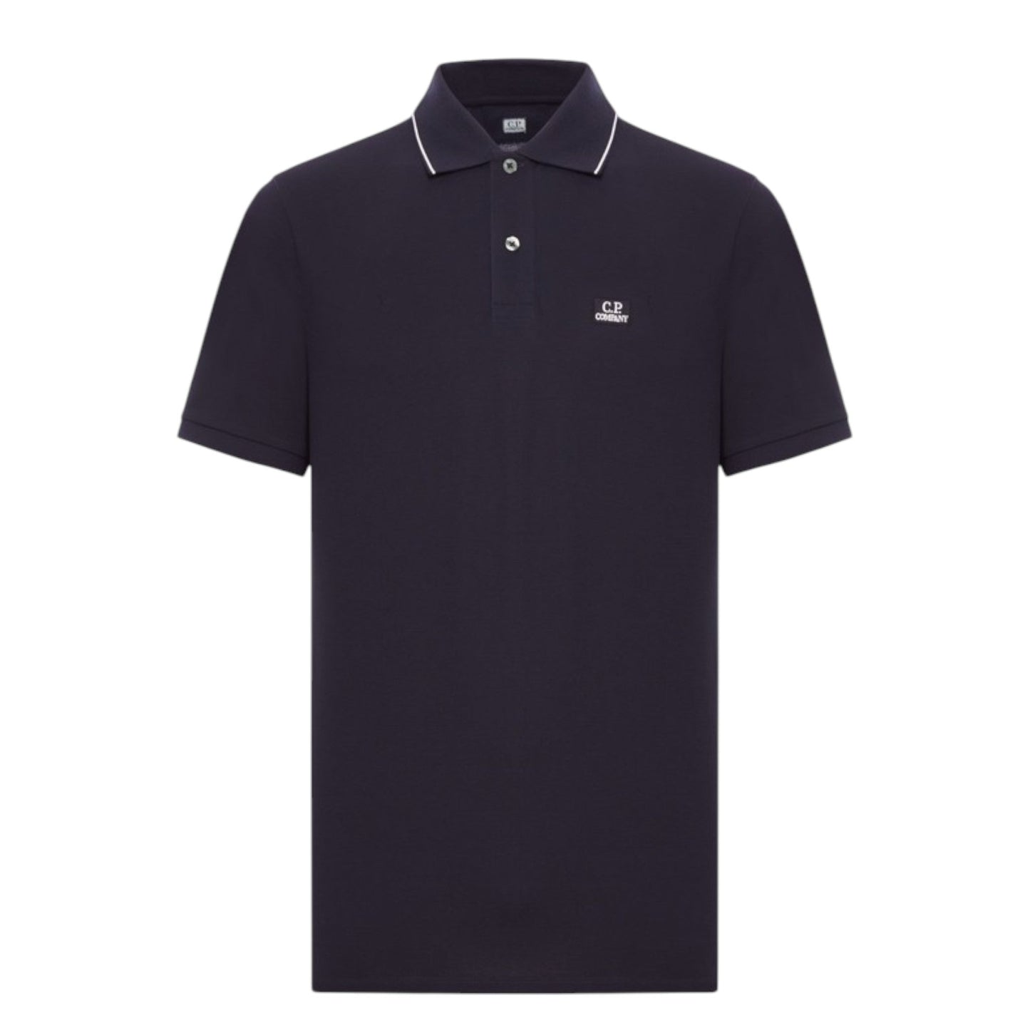 C.P. Company Navy Cotton Polo Shirt