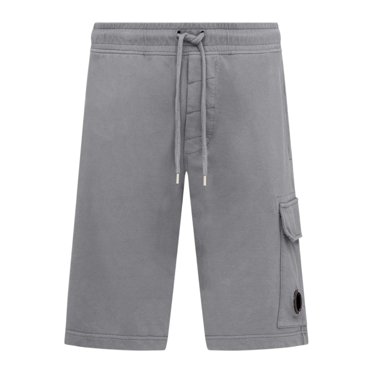 C.P. Company Light Fleece Cotton Shadow Grey Shorts