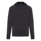 C.P. Company Diagonal Raised Fleece Pocket Lens Black Hoodie