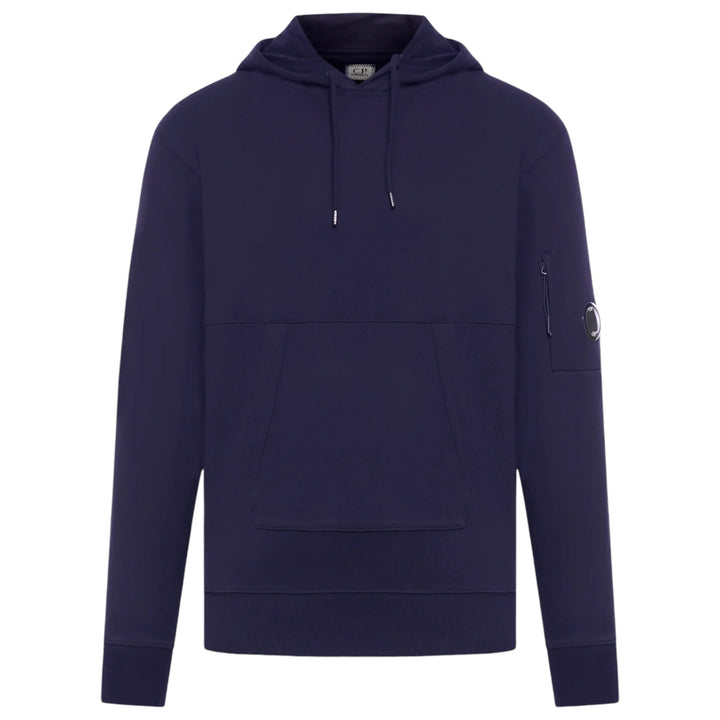 C.P. Company Diagonal Raised Fleece Navy Hoodie