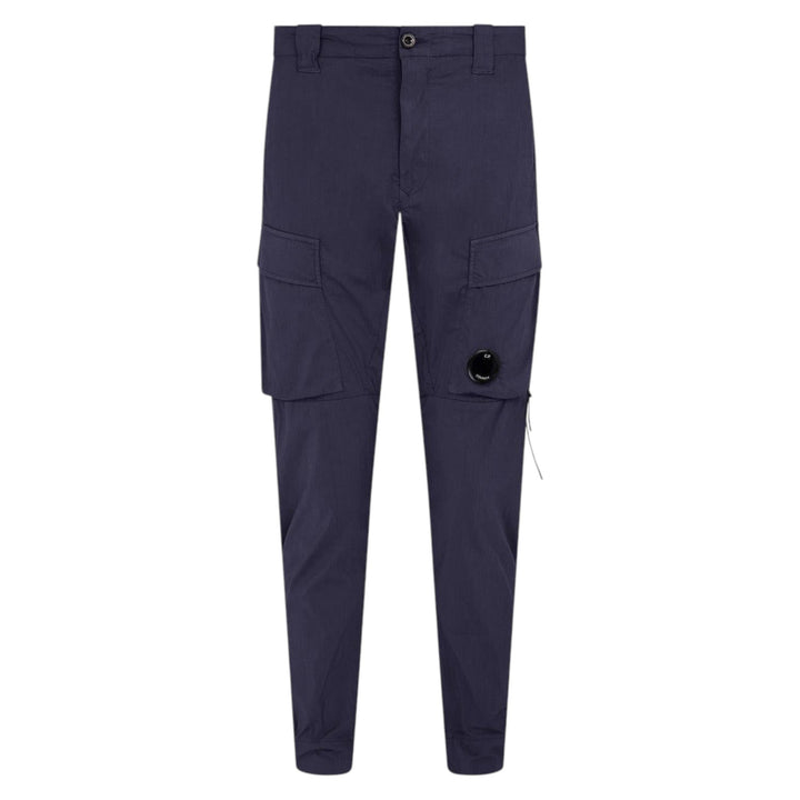 C.P. Company Stretch Satin Navy Cago Pants