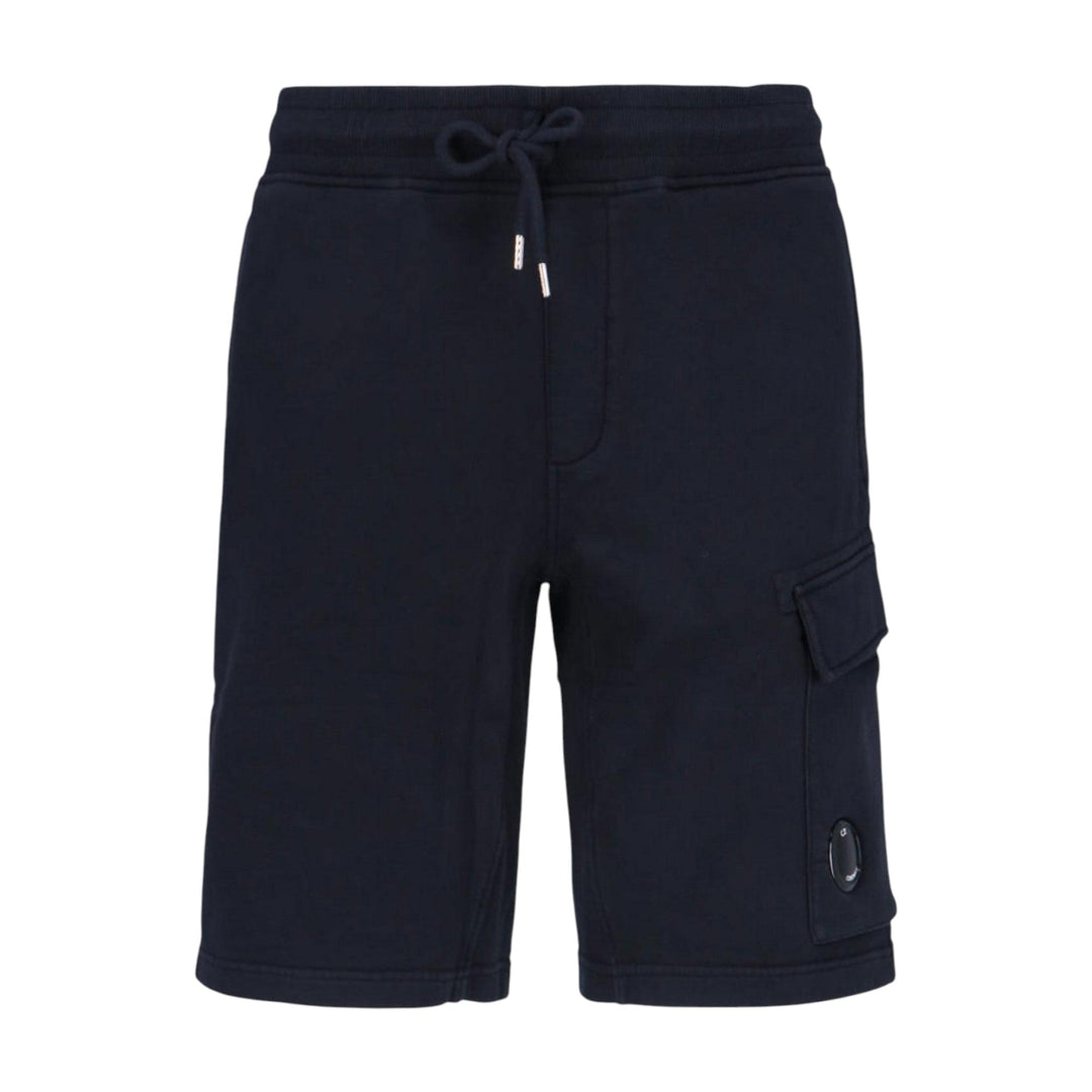 C.P. Company Cotton Lens Navy Shorts