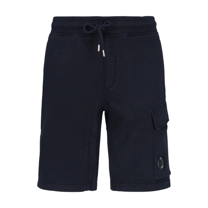 C.P. Company Cotton Lens Navy Shorts