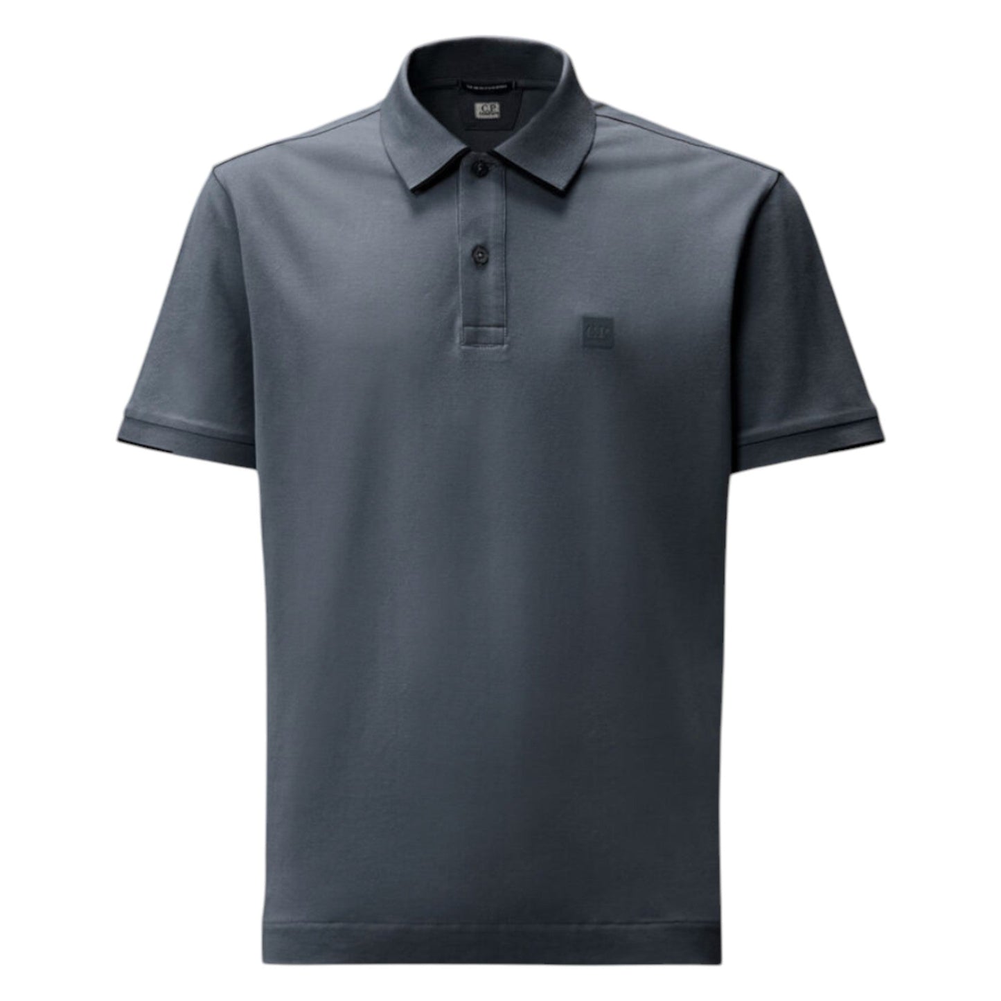 C.P. Company Stretch Piquet Blue Polo Shirt
