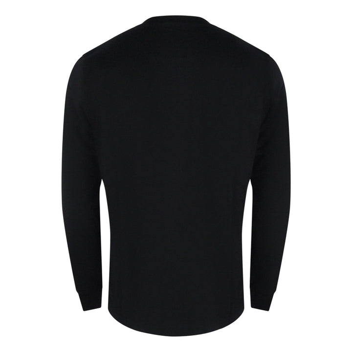 Diesel T Just Ls Div 9Xx Black Black Black T Shirts Mens