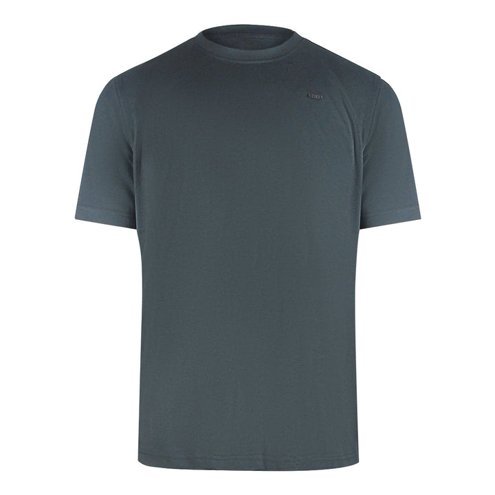 Diesel T Just Crew Plaquet 93R Grey T Shirts Mens