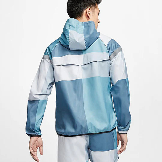 Nike Windrunner Wild Run Patchwork Jacket Thunderstorm Blue