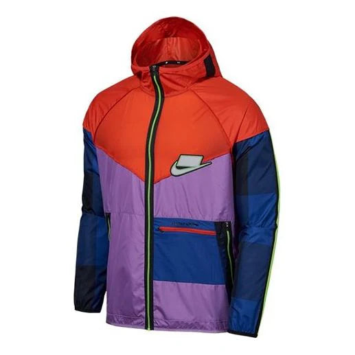 Nike Windrunner Jacket ‘Multi-colour/Meekz Purple