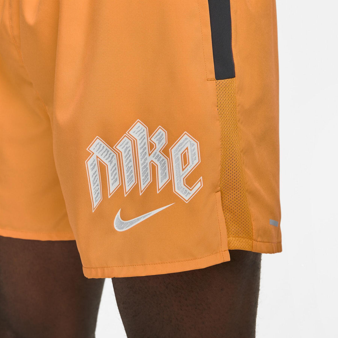 Nike Dri-Fit Challenger Run Division 5" Shorts Orange