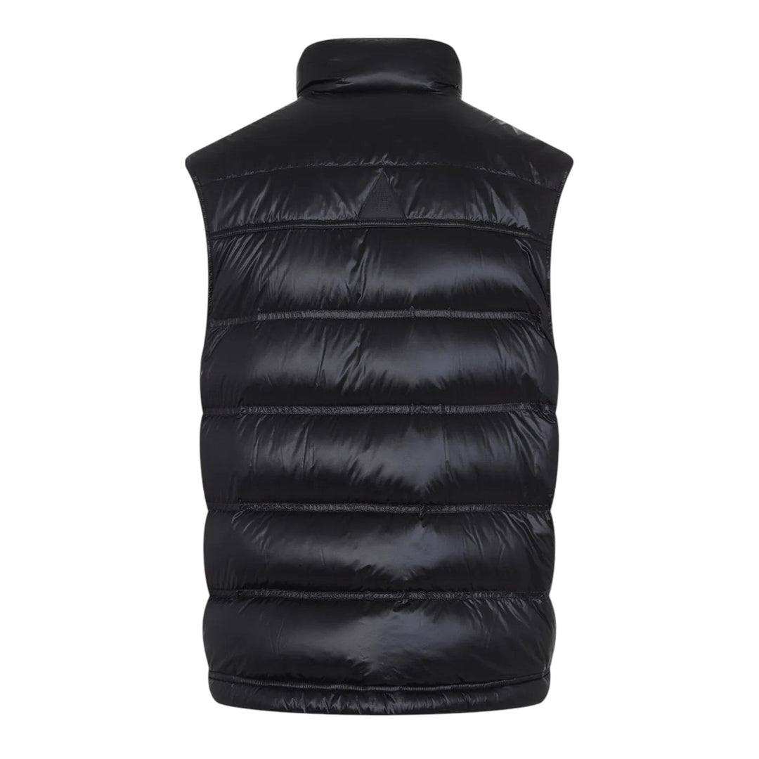 Moncler Grenoble Embroidered Logo Black Gilet