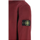 Stone Island Dark Burgundy Brushed Organic Cotton Fleece Hoodie
