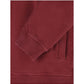 Stone Island Dark Burgundy Brushed Organic Cotton Fleece Hoodie