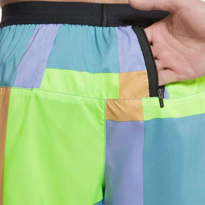 Nike M NK Wild Run 5" Shorts Light Thistle Multicolour Patchwork