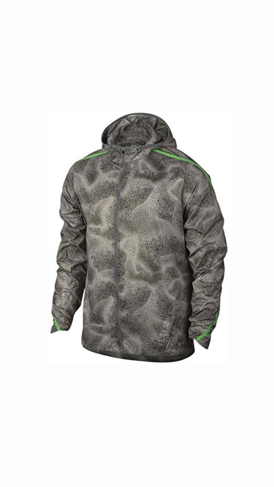 Nike M NK SHLD IMP LT HD PR Jacket Carbon Grey Green
