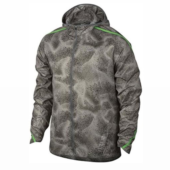 Nike M NK SHLD IMP LT HD PR Jacket Carbon Grey Green
