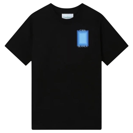 Casablanca Degrade Screen Design Black T-Shirt