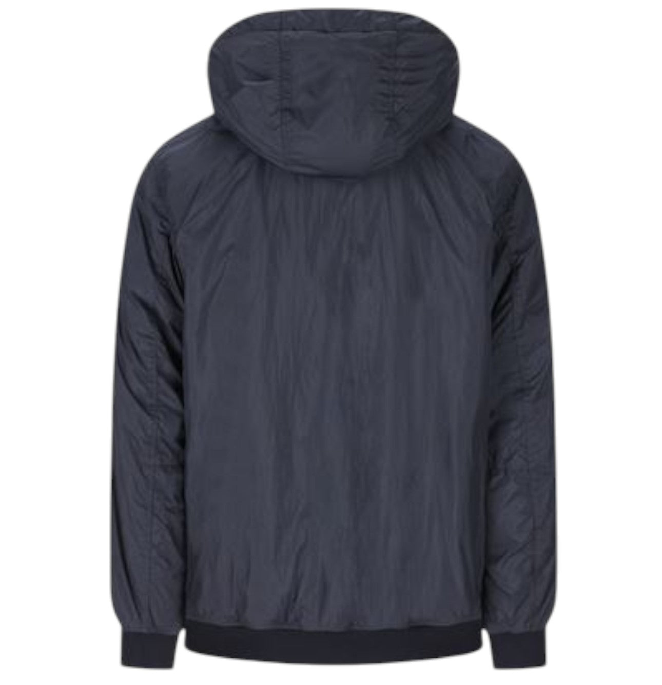 Stone Island Crinkle Reps NY Hooded Padded Navy Jacket