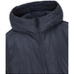 Stone Island Crinkle Reps NY Hooded Padded Navy Jacket