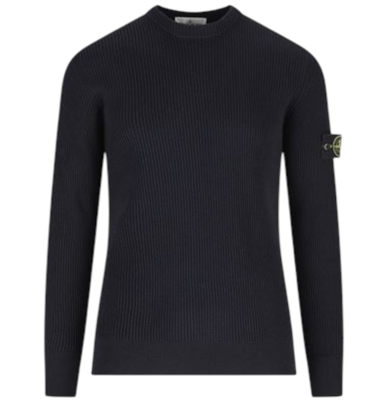 Stone Island Full Rib RWS Wool Navy Sweatshirt