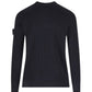 Stone Island Full Rib RWS Wool Navy Sweatshirt