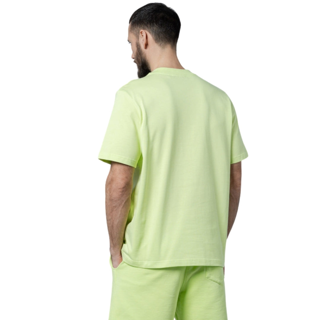 Casablanca Printed Afro Cubism Tennis Club Pale Green T-Shirt Mens