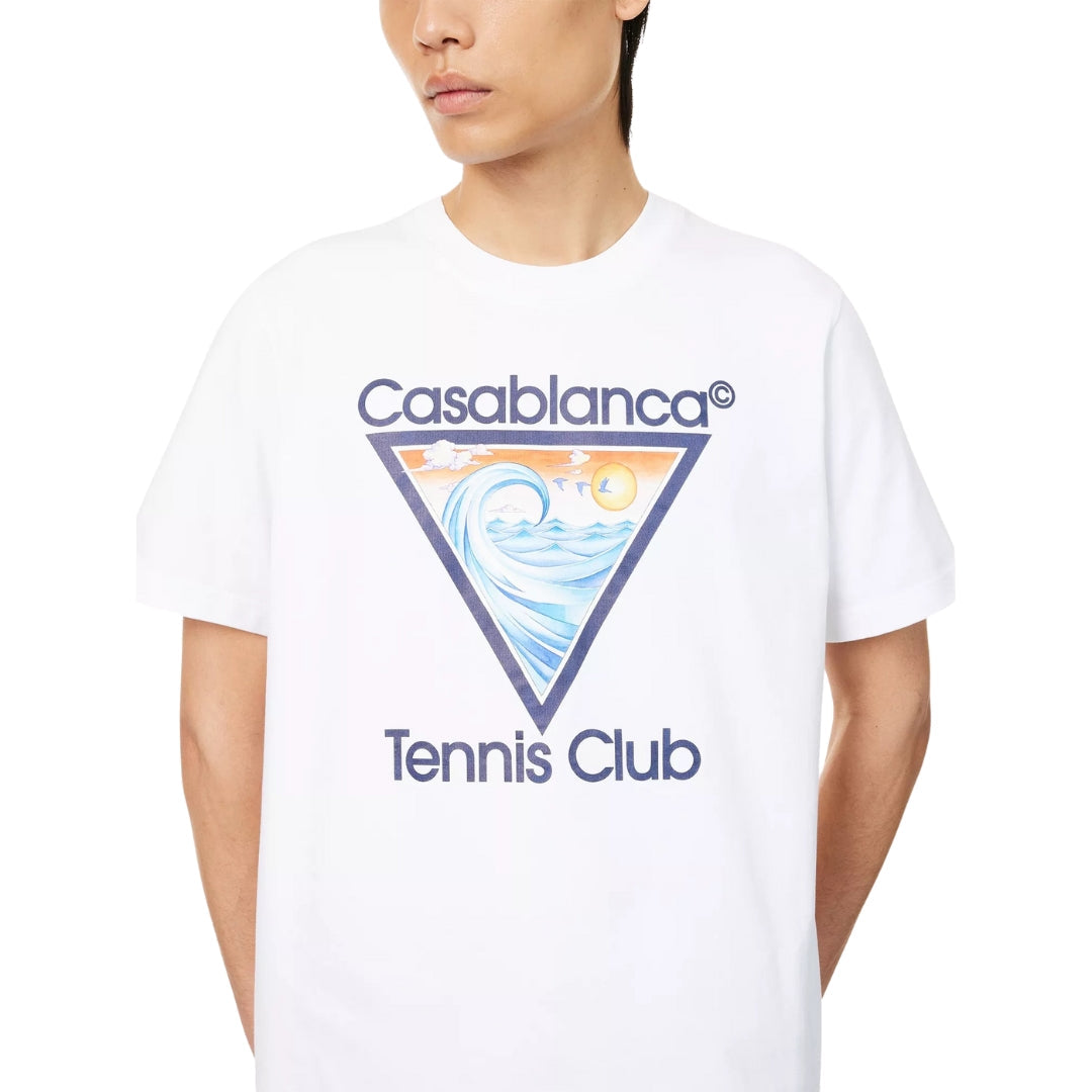 Casablanca Tシャツ Casablanca Tennis Club Icon Tシャツ | ホワイト | FARFETCH JP