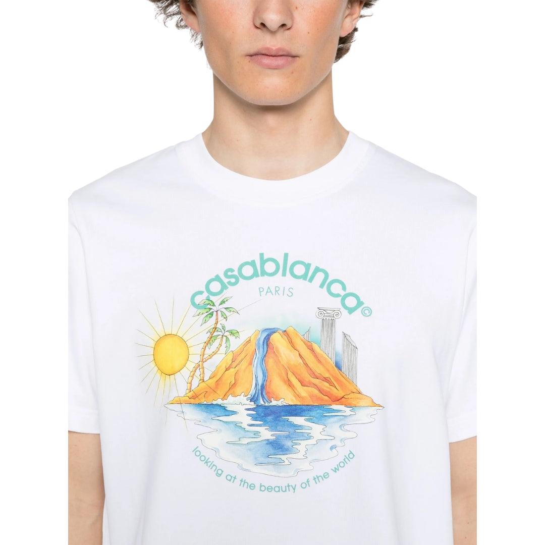 Casablanca Oasis White T-Shirt