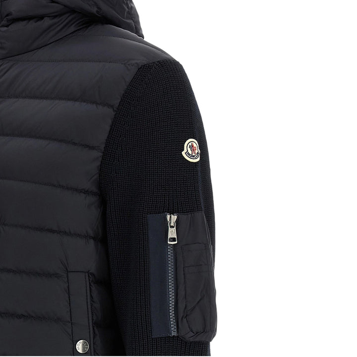 Moncler Tricot Hooded Cardigan Jacket