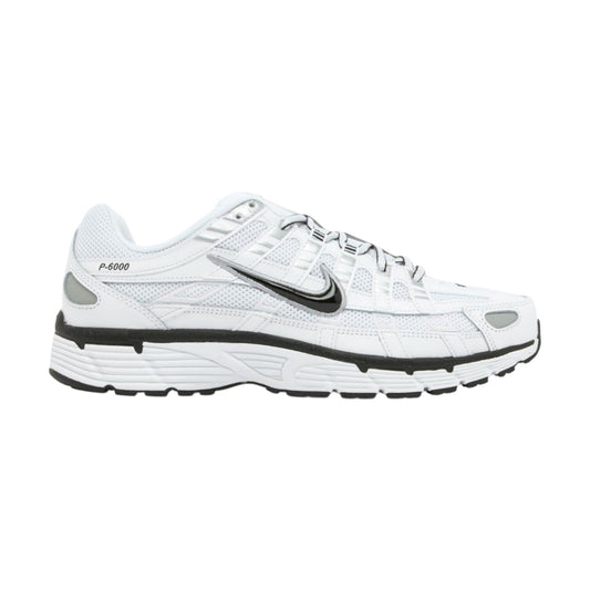 Nike P-6000 White/Metallic Silver/Black