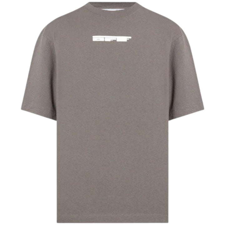 Off-White Teddy Arrow Logo Over Skate Fit Steel Iron T-Shirt