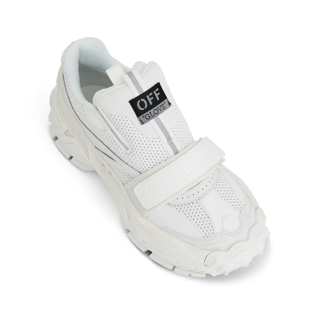 Off White Glove Slip White Sneakers - Style Centre Wholesale