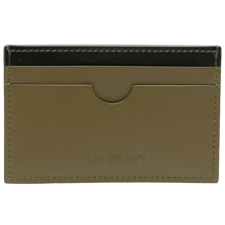 Off-White Jitney Simple Military Green Wallet