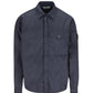 Stone Island Crinkle Reps Navy Overshirt