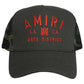 Amiri Stencil Military Green Trucker Hat One Size