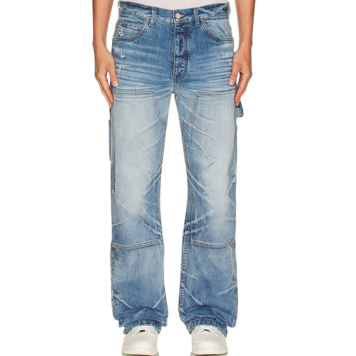 Amiri Straight Fit Carpenter Faded Indigo Blue Jeans W31 L32 / 32L