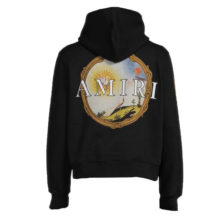 Amiri Lanscape Frame Design Black Hoodie S
