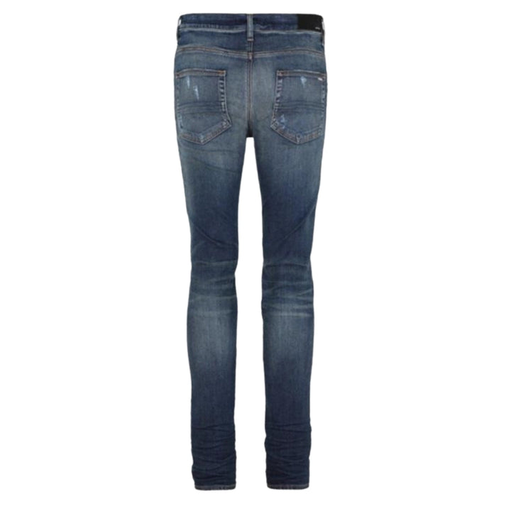 Amiri Slim Fit Slash Deep Classic Blue Denim Jeans W30 L32 / 32L