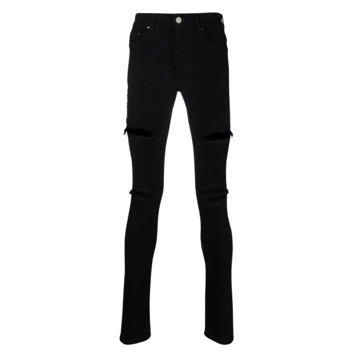 Amiri Slim Fit Thrasher Plus Black Denim Jeans - Style Centre Wholesale