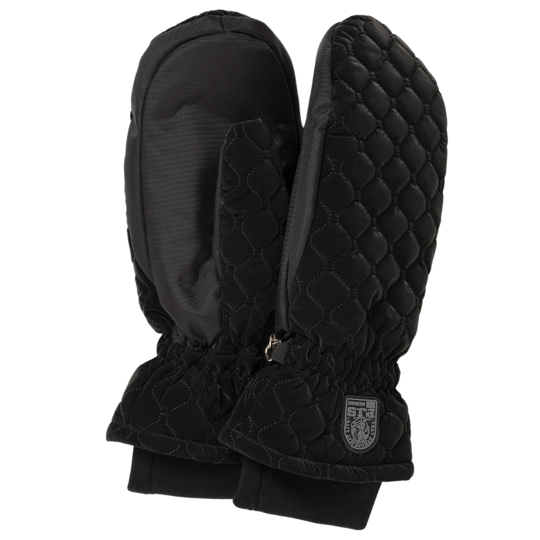 Parajumpers Puffer Mittens Black Gloves - Style Centre Wholesale